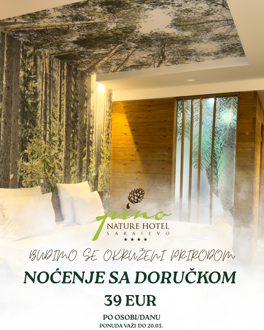 Noćenje sa doručkom – 39 EUR